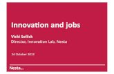 Vicki Sellick Innovation and Jobs
