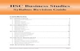 HSC Business Studies Syllabus Revision Guide