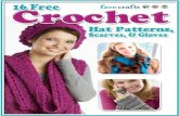16 Free Crochet Hat Patterns Scarves Gloves