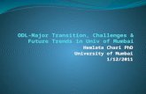 Odl a Major Transition and challenges: Future Trends-
