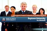 Baytown university presentation