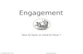 Engagement intro en engagement matrix 2011