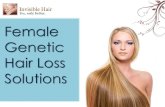 Female Genetic Hair Loss Solutions