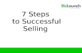 7 steps to successful selling