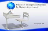 Classroom Management Practices