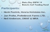 Dairy Day Robotic Calf Feeder Presentation