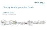 Charity trading to raise funds