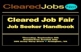 Cleared Job Fair Job Seeker Handbook, Sept 9, DoubleTree Crystal City, VA