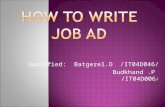 How To Write Job Ad