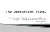 Configuration Management - The Operations Managers View