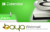 Stay organised with Personal and Shared Calendar in Baya Webmail