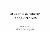 Engaging Undergraduates, Advancing Archives: Innovative Approaches for a 'Forgotten' User Group.