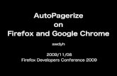 Autopagerize on Firefox and Google Chrome