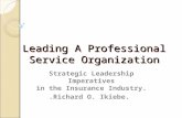 Leading a professional service organization