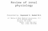 Review of Renal Physiology