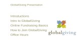 GlobalGiving - CNOS Workshop