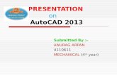 Anurag Arpan (PPT on AutoCAD, Mechanical Engg. )