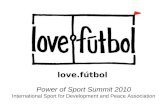 Love.fútbol   power of sport summit