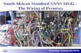 South African Standard SANS 10142 - the Wiring of Premises