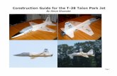 T-38 Park Jet Construction Guide
