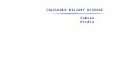 Calculous biliary