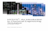 HYSYS, An Introduction to Chemical Engineering Simulation