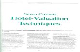HVS - Seven Current Hotel-Valuation Techniques
