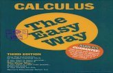 Calculus the Easy Way, 3rd Edition-Mantesh