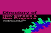 2013 Directory of New Schools and Programs