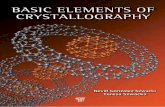 Basic Elements of Crystallography