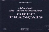 Bailly Dictionnaire Grec