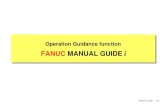 Operation Guidance function  FANUC MANUAL GUIDE