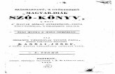 Kassai József - Származtató, s gyökerésző magyar-diák szó-könyv. 1833.1.kötet