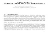12. Computer Models EPANET