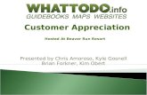 WhatToDo Customer Appreciation