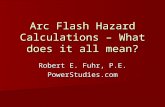 Arc Flash Calculations What Does It All Mean