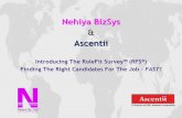 Nehiya RoleFit Survey - Find The Right Candidates For The Job