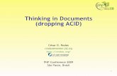 Thinking in documents