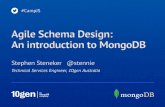 Agile Schema Design: An introduction to MongoDB