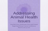 Addressing animal Health