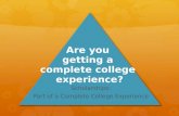 Scholarships: Part of a Complete College Experience