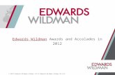 Edwards Wildman Awards and Accolades in 2012