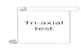 Tri axial test