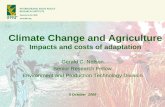 Climate Change and Agriculture: Impacts and costs of adaptation