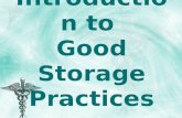 Introduction to good storage practices full