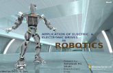 Application of electric and electronic drives in robotics