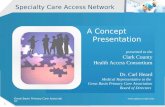 Specialty Care Access Network Concept - PowerPoint Presentation