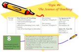 Topic 4b: The Science of Teaching - Instruction