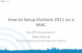 How to setup outlook 2011 on a mac