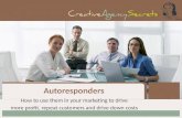 How to use Autoresponders in your marketing for profit